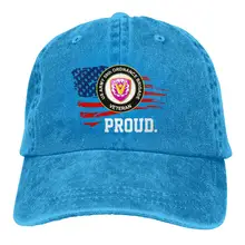 Мужская классическая бейсбольная кепка с американским флагом, 59-ая армейская Кепка, регулируемый размер