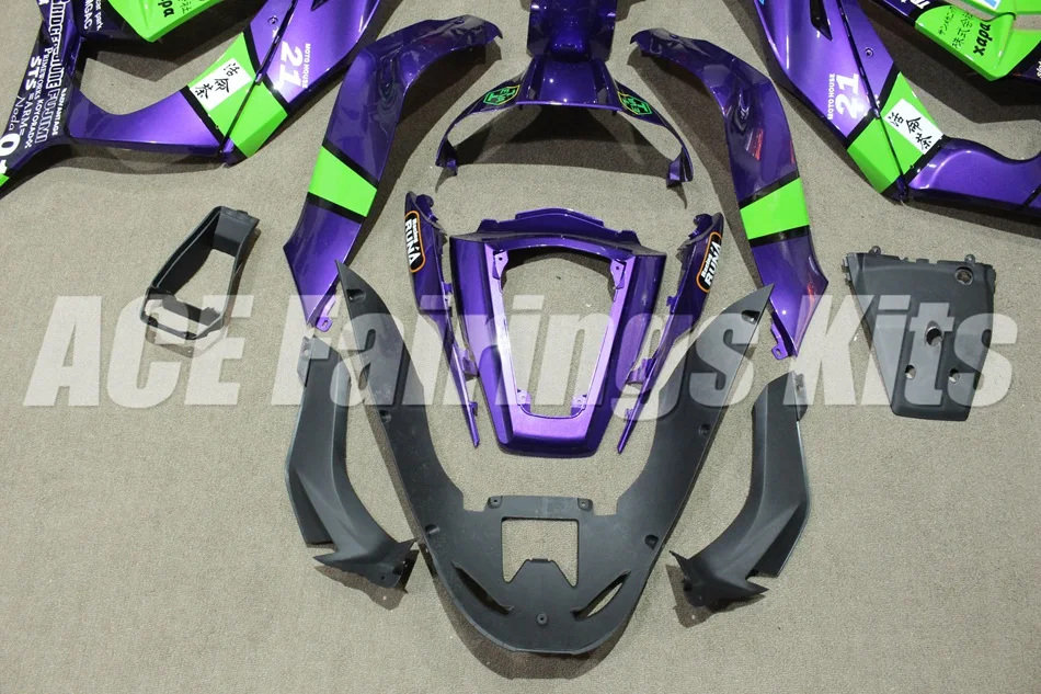 Литья под давлением) ABS полный комплект обтекателя, пригодный для Kawasaki Ninja ZX-10R ZX10R 2011- 11 12 13 14 15 Обтекатели крутые на заказ