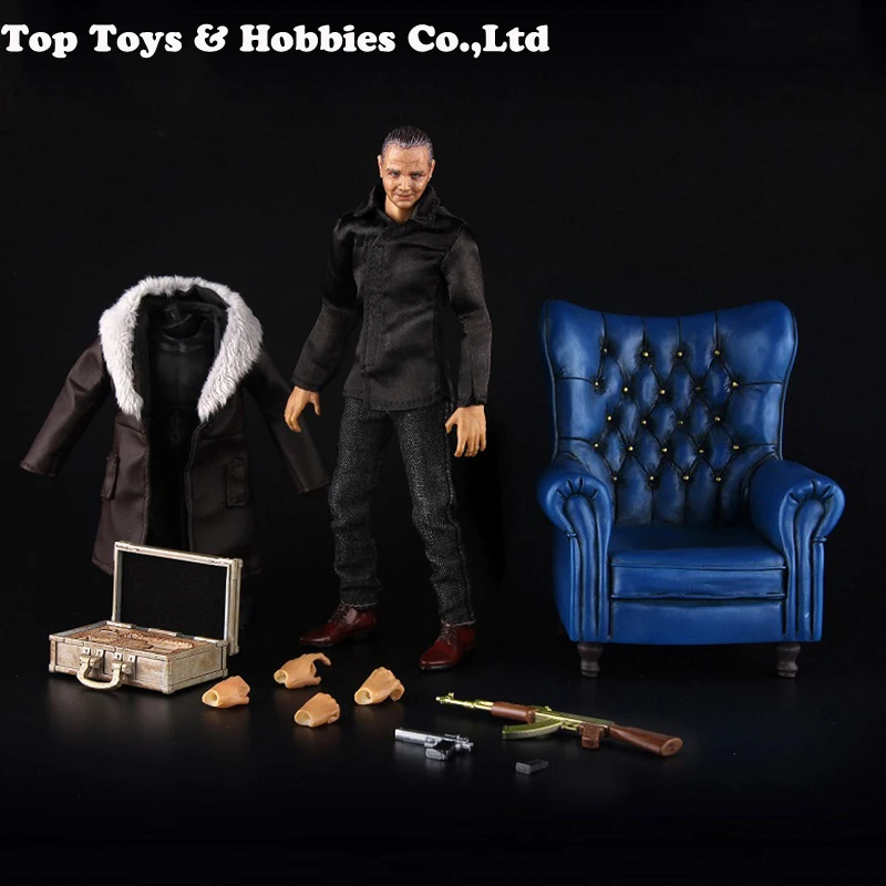 

15.3cm mini V00013 1/12 Yew Series Carlo Eduardo Figure Model with Yellow/Blue/Red Sofa Version Action Figure Gift for fans