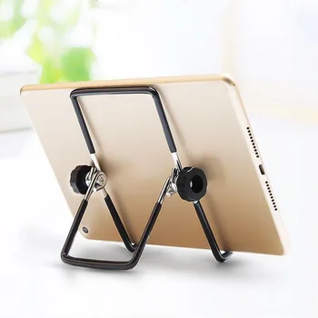 

Foldable Metal Tablet Stand Adjustable Big Phone Tablet Desktop Holder Mount Cooing Fast Universal for iPad iPhone Tablet 7-10"