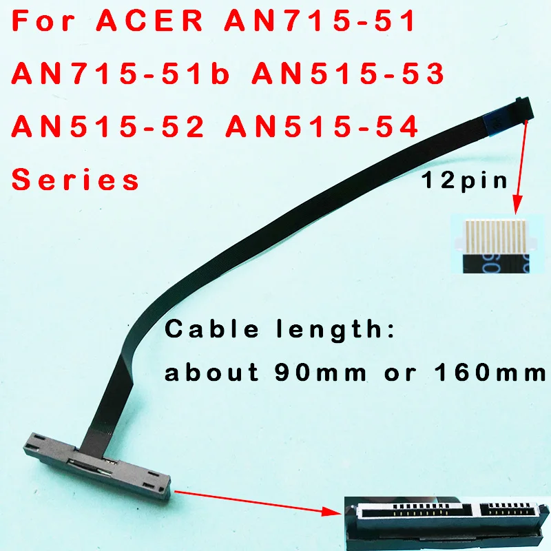 Новый жесткий диск SATA HDD жёсткий кабель Диск разъем для ACER AN715-51 AN715-51b AN515-53 AN515-52