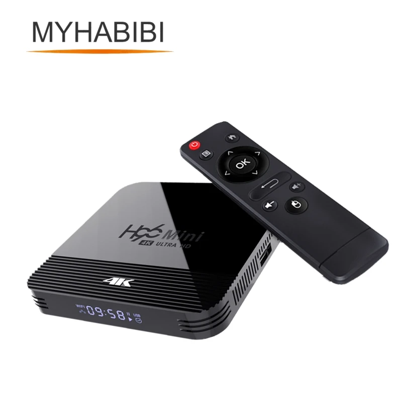 H96 Mini H8 Android 9 TV Box Rockchip RK3328A 1080p 4K BT Wifi Smart 9.0 Tv Set Top | Электроника