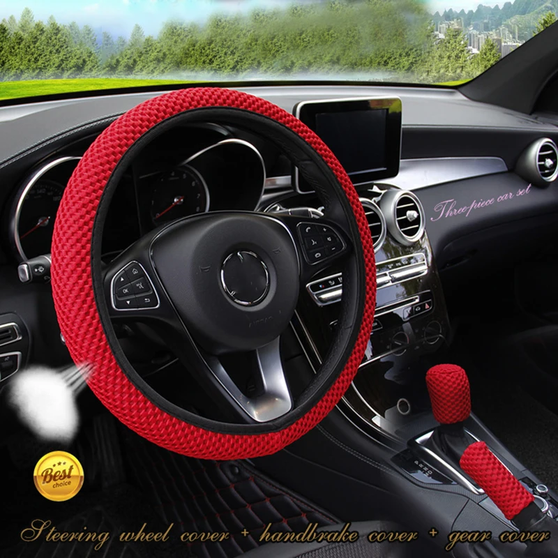 red steering wheel covers