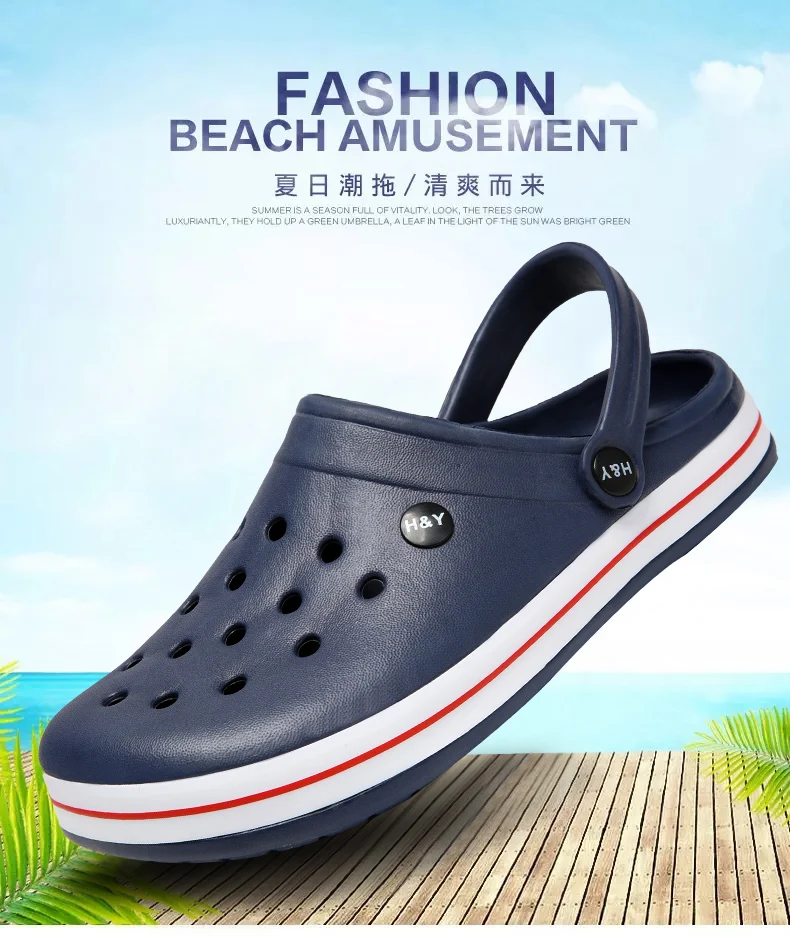 Крутая вода новые дышащие летние мужские сандалии обувь полые легкие пляжные повседневные мужские сандалии уличные сандалии chaussure homme