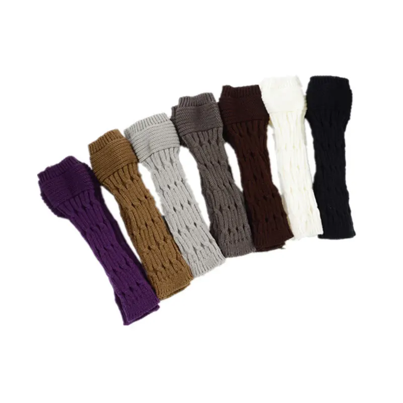 1 пара, складные женские перчатки, вязаные перчатки для рук, теплые перчатки, зима-осень, в полоску, на запястье, рукавицы, плотные вязаные теплые перчатки