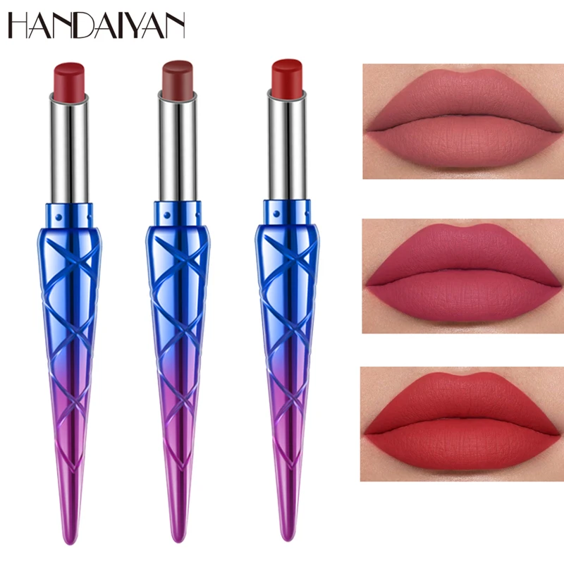 

Fashion Matte Lipstick Waterproof Lips Makeup Lasting 24Hours Lip Tint Tattoo Pen Red Rouge a Levre Festival Mermaid maquillaje