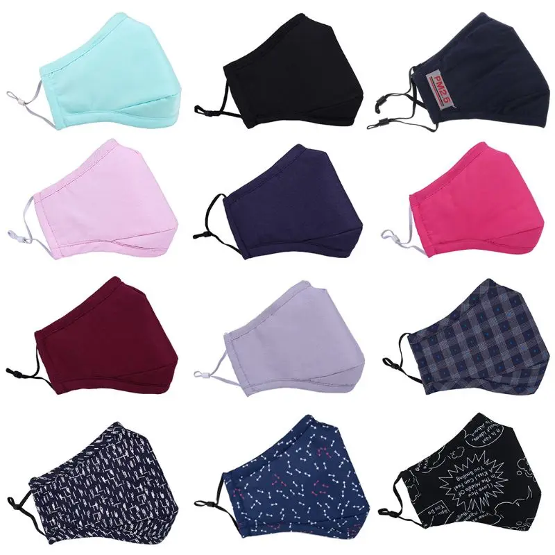 

Anti Pollution Dust Mouth Mask PM2.5 Filter Washable Cotton Replaceable Filters X5XC