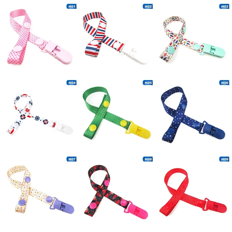 

18 Colors Baby Pacifier Clip Chain Dummy Holder For Nipples Baby Children Pacifier Clips Pacifier Holder