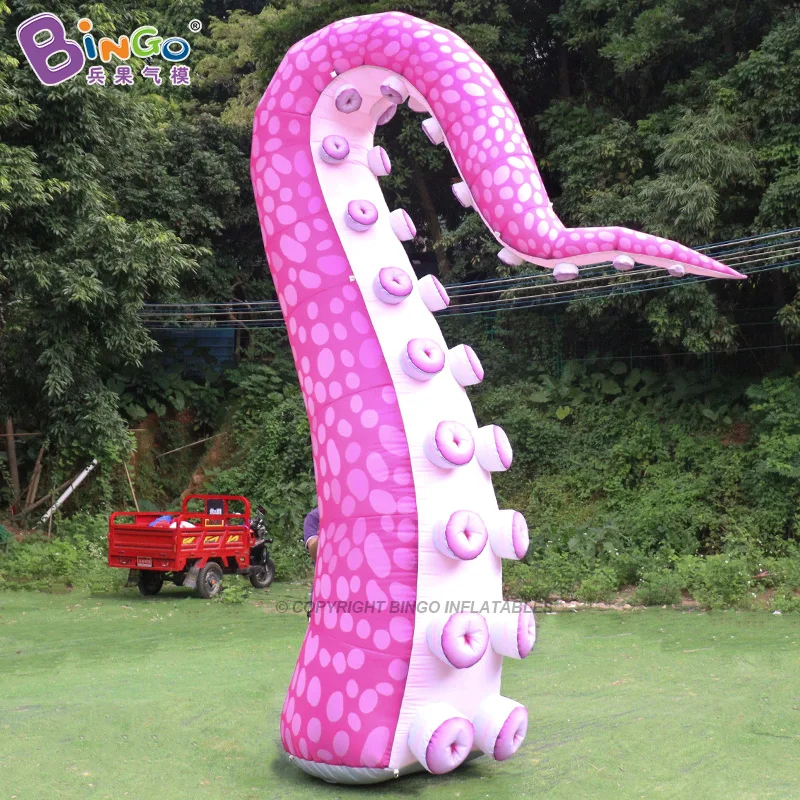 

Pink Inflatable Octopus Tentacle Series 3-5 Meters High Squid Tube Tentacles Building Decorative Ocean Toys