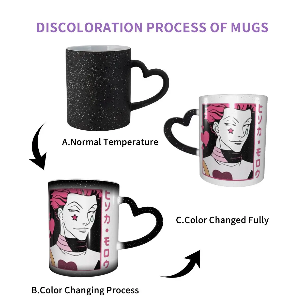 Taza Cambia Color Por Temperatura, Ghost Color Changing Mug