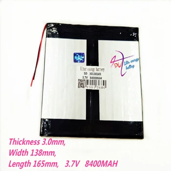 30138165 3.7V 8400MAH Polymer rechargeable batteries,Tablet PC general battery 8 inch 9 inch 10inch 30140160