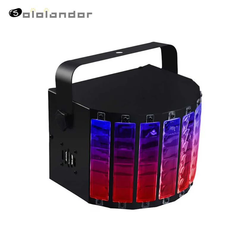 Newest Party Disco With Remote Control Lights DMX 512 Christmas Voice Control 13W Disco KTV Bar Club LED Strobe Stage Light