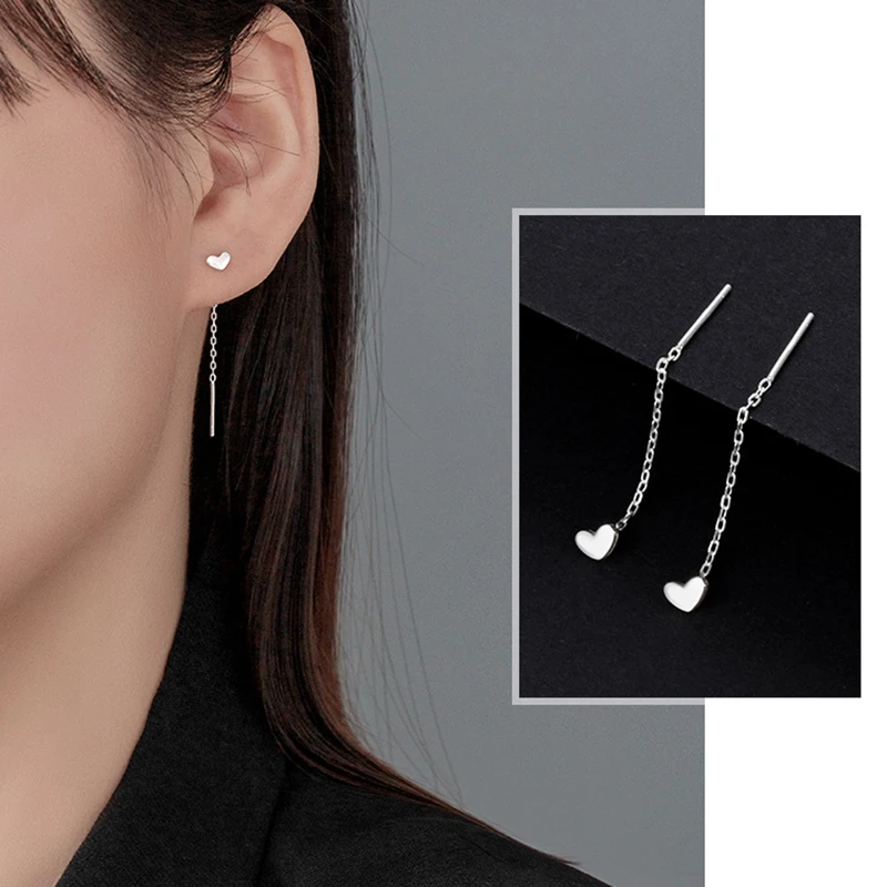 New Minimalist Chain Long Tassel Drop Earring For Women Statement Dangle Earrings Personality Ear Line Jewelry Gift - Image 4