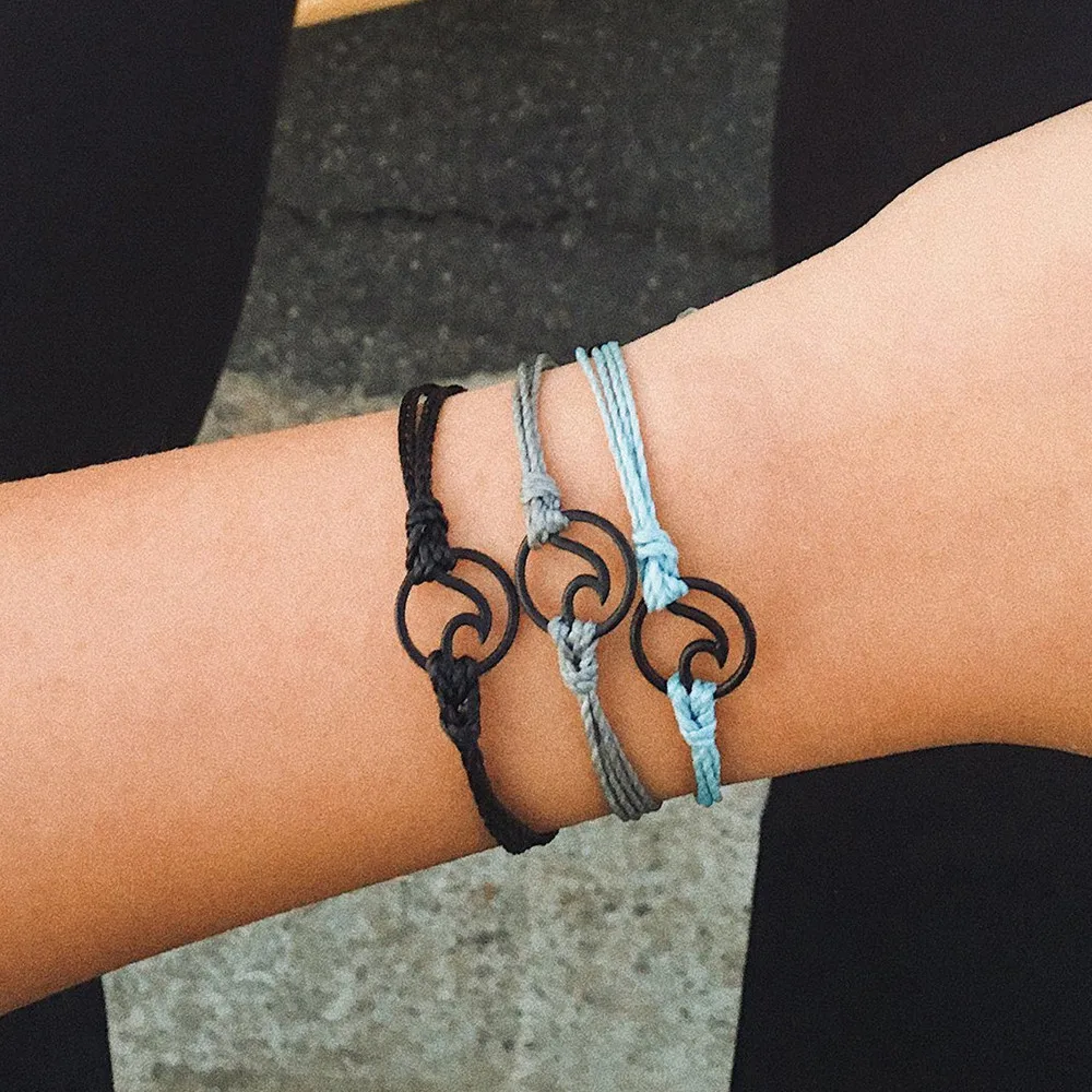 Bracelets for Women boho Accessories Charm 3pcs Bohemia Wave Anklets For Rope Beach Anklet Jewelry | Украшения и аксессуары