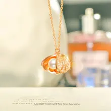 Ataullah модное ракушка жемчуг жемчужное ожерелье Простой личности кулон для женщин цепь вечерние 925 серебро колье ювелирные изделия Bijoux бижутерия серебряные украшение на шею украшения из серебра NW079