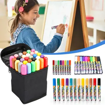 

Liquid Chalk Marker Blackboard Erasable Liquid Chalk Classic Highlighter Dust-free And Non-toxic Chalk Ink Pen With Pen Caps