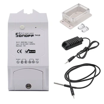 

Sonoff WiFi Smart Switch Sonoff TH16 TH10 Smart Home 10A/16A Temperature Humidity Monitoring Remote Control Controller DIY