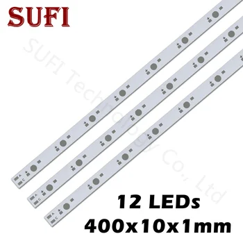 

10pcs High Power 1W 3W 5W LED PCB Aluminum Base Plate 400mm Aluminum Substrate 12LEDs For DIY Aquarium Tube Grow light