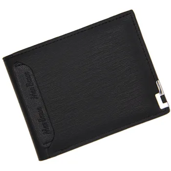 

New men's wallet short multi-function fashion casual side card wallet bag