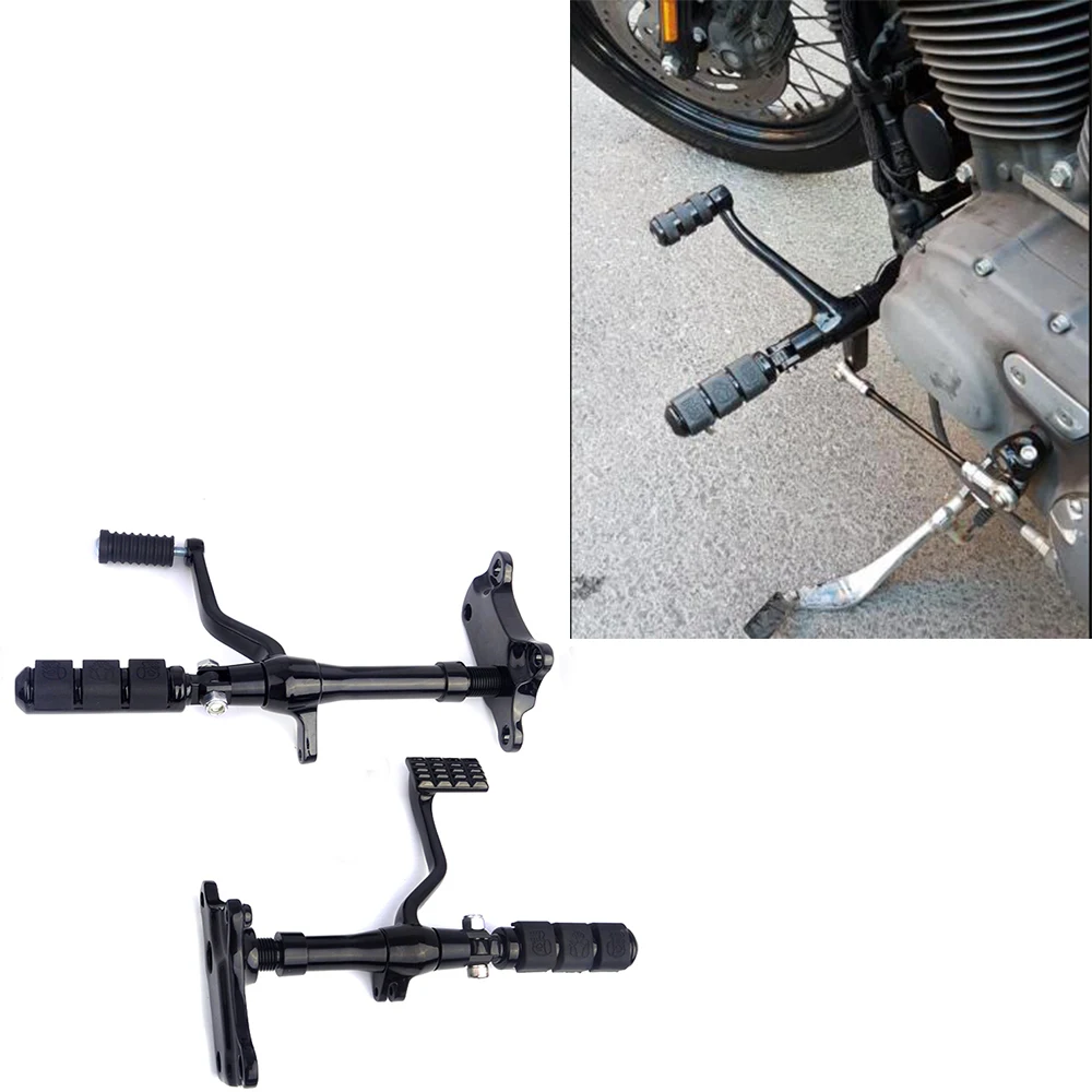 Для XL883 XL1200 Sportster XL 883R XLH1200C Подножка для мотоцикла колышки вперед управления ног комплект подножки рычаги 1991-2003