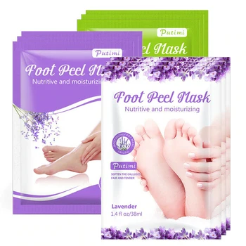 

1/3/5 Pair Silky Feet Lavender Mask Foot Film Moisturizing Exfoliation for Pedicure Remove Dead Skin LDO99