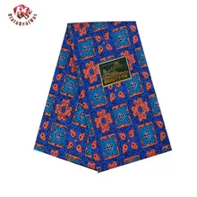 Анкара африканская полиэфирная восковая печатная ткань бинтареалвосковый воск высокое качество 6 ярдов ткань для свадебного платья PL810