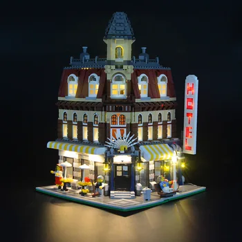 

LED Light Up Kit For Creator 10182 Cafe Corner Lighting Set Compatible With Model 15002 (Not Include The Model)