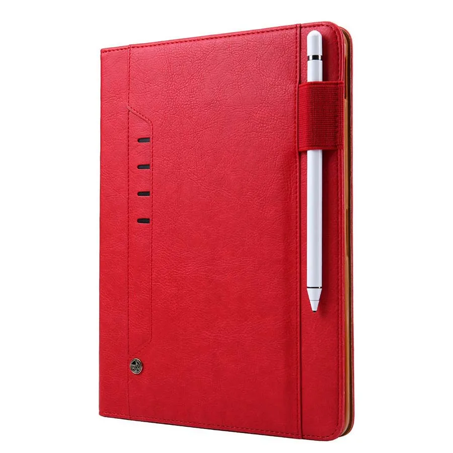 for iPad Pro 11 2018 Magnetic Case Luxury Leather Card Slot Pencil Holder Flip Case Smart Cover for iPad Pro 11 Auto Sleep Wake (45)