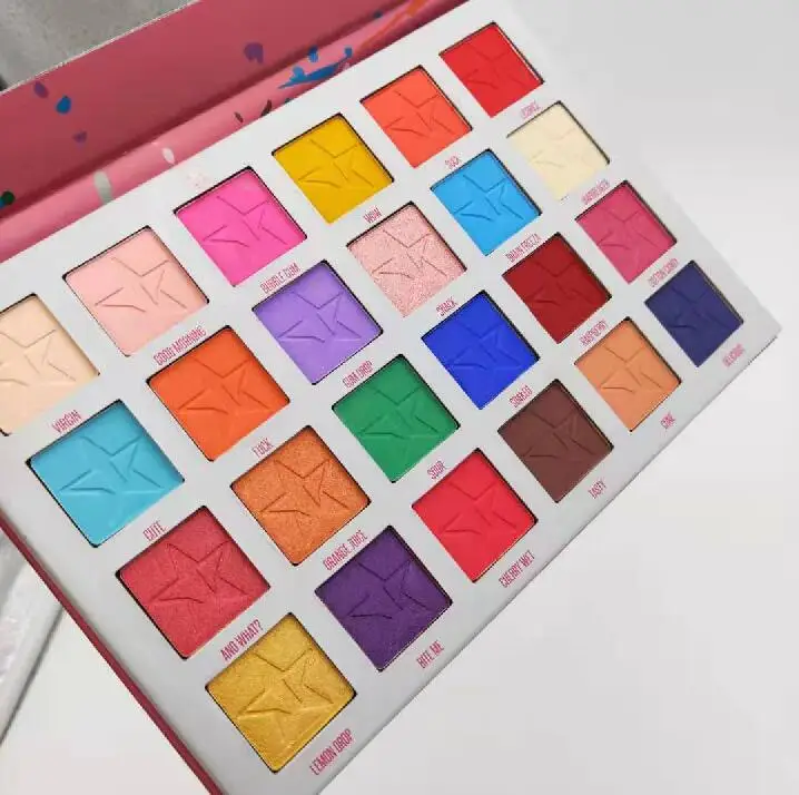 New Jaw Eyeshadow Palette 24 Colors Five-pointed Star Jaw Breaker Eyeshadow Palette Factory Direct Cosmetic Palette
