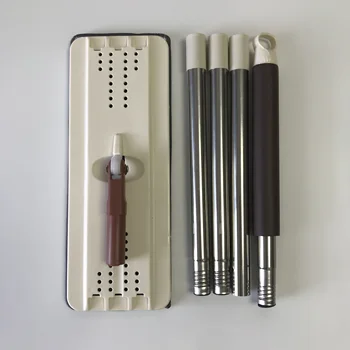 

Flat Mop for Wash Floor with Bucket Replacement Head Squeeze Cleaning Help Lights Lightning Offers Practical Home Dry Windows