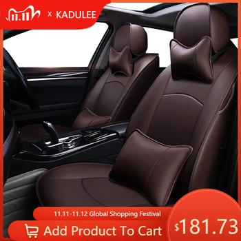 

KADULEE custom real leather car seat covers set for HAVAL H6 H1 H2 H3 H5 H8 H9 H7 H4 F5 H2S M6 Automobiles Seat Covers car seats
