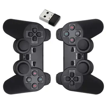 

USB Wireless Double Handle Game Controller Joystick Vibration Gamepad for PC