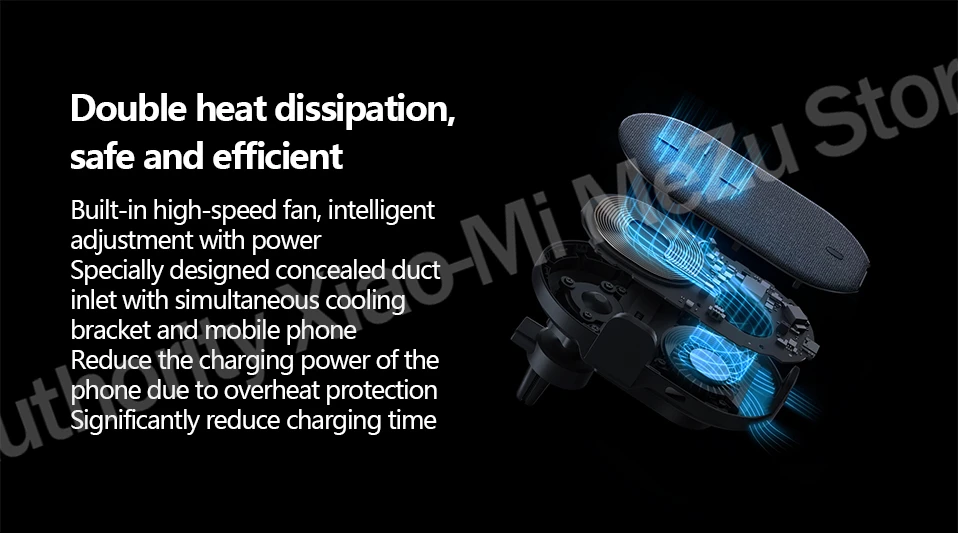 Оригинальное беспроводное автомобильное зарядное устройство HUAWEI SuperCharge Max 27 Вт,, стандарт Qi, сертифицированный для mate 30 Pro, iPhone 11 Pro Max