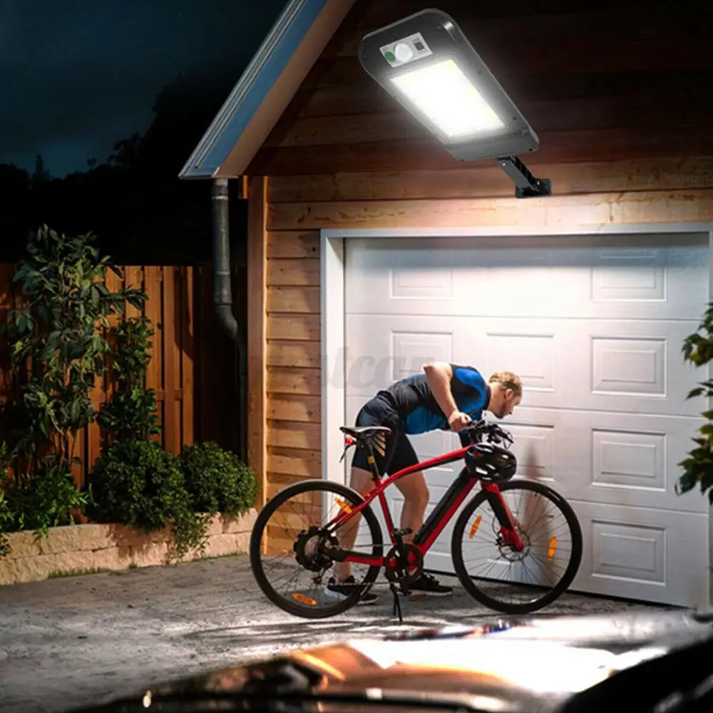 160 cob solar led luz de rua