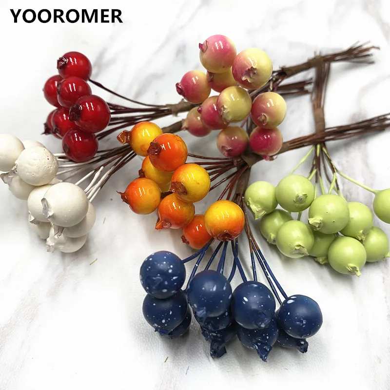 YOOROMER 10 шт. искусственный фруктовый букет растение цветок сделай сам украшение