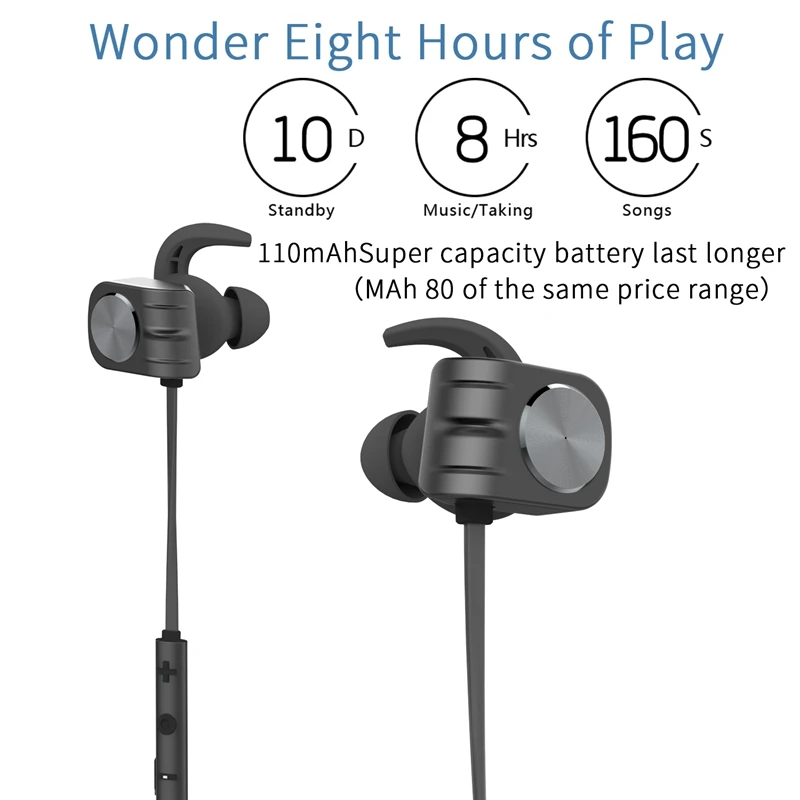AAAE топ-PLEXTONE BX338 Bluetooth наушники IPX5 водонепроницаемые стерео наушники с микрофоном беспроводные наушники для Pho