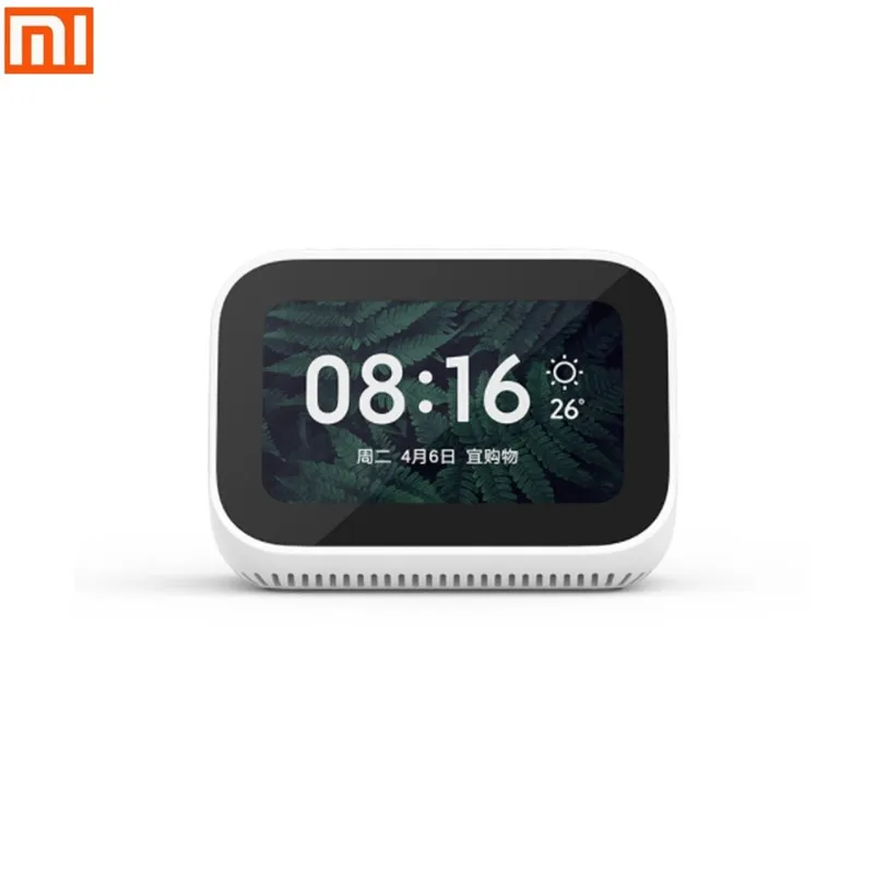 

Original Xiaomi AI Touch Screen Bluetooth 5.0 Speaker Digital Display Alarm Clock WiFi Smart Connection Speaker Mi speaker