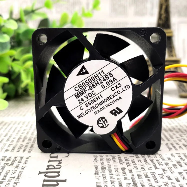 CB0500H11 MMF-06H24SS 24V 6025 6 см защиты электродвигателя Вентилятор охлаждения