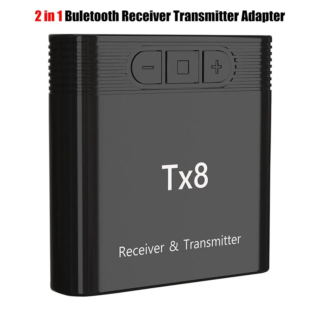 

TX8 2 in 1 Bluetooth Transmitter Bluetooth Receiver Audio Music Transmitter Receiver for Phone TV Headphone Bluetooth Adapter