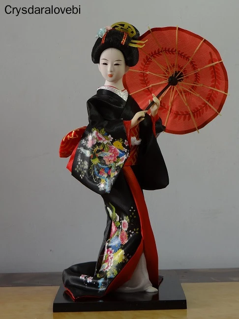 Japanese Doll Figurine Kimono | Figurines Japanese Geisha | Geisha Dolls Decoration Figurines Miniatures - Aliexpress