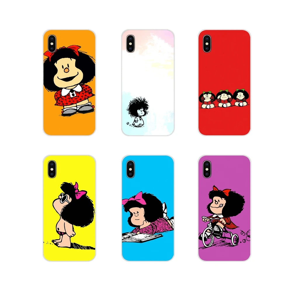 Mafalda For Xiaomi Mi4 Mi5 Mi5S Mi6 Mi A1 A2 A3 5X 6X 8 CC 9 T Lite SE Pro Accessories Phone Cases Covers | Мобильные телефоны и