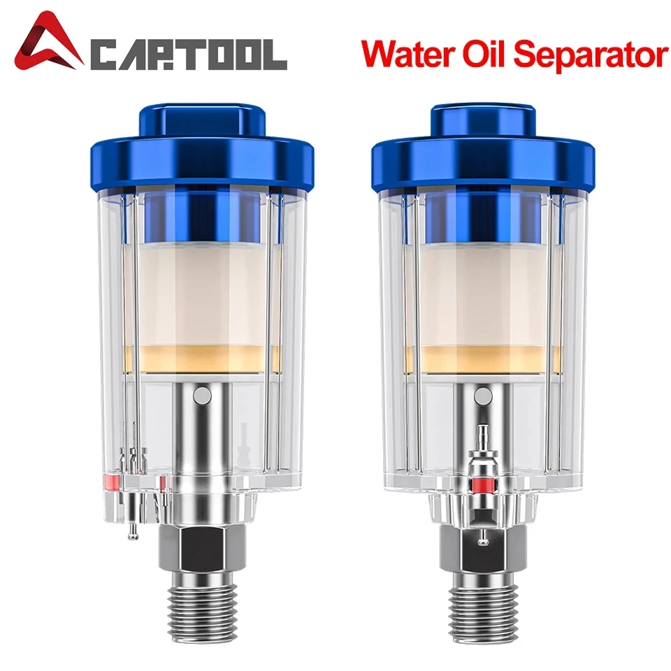 1/4'' Water Oil Separator Inline For Compressor Spray Paint Gun Air Hose Filter Moisture Trap for cars/motorcycles | Автомобили и