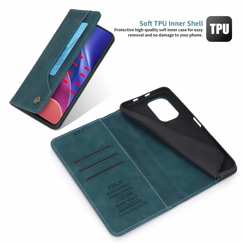 Custodia a Libro Magnetica in Pelle con Portafoglio per Xiaomi Poco X8 Pro Max, X7, F6, M6, F8 Ultra, X6 5G, Poco F7, Poco M7, M8, 8X, X3, C85  202192403