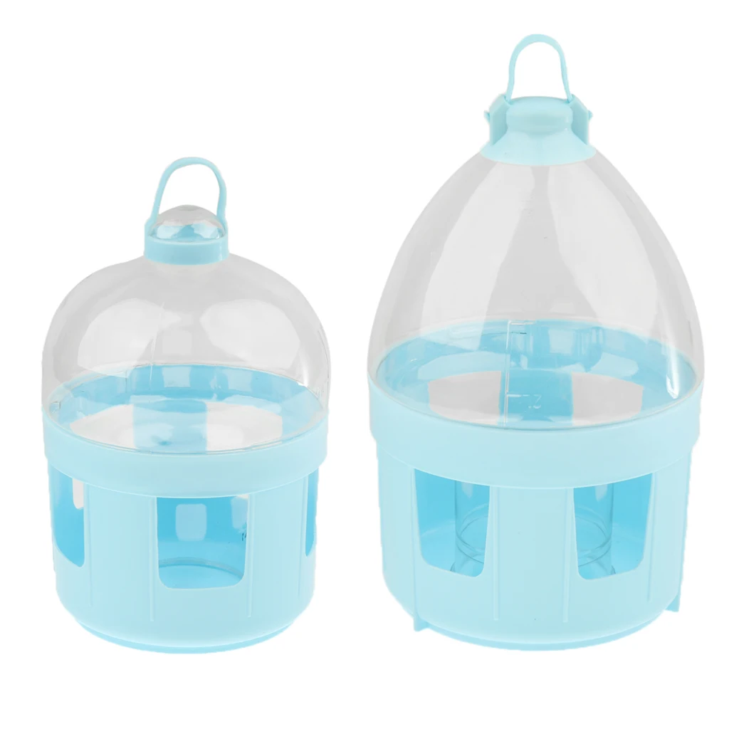 Plastic Drinker With Handle For Pigeon Birds Water Dispenser Accessorries for Conure Lovebirds African Greys
