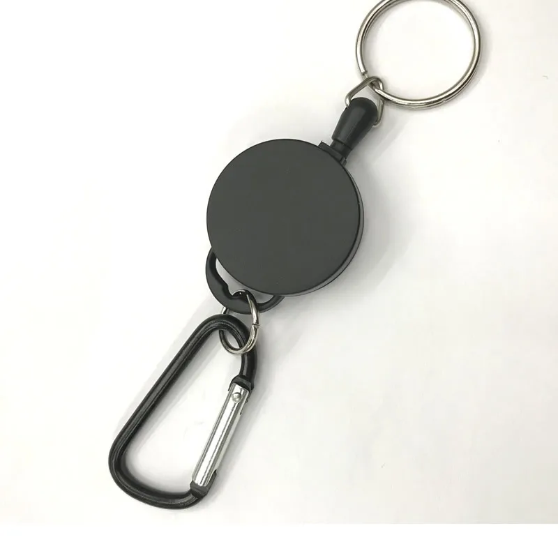 

Retractable Pull Badge Reel Zinc Alloy ABS Plastic ID Lanyard Name Tag Card Badge Holder Reels Recoil Belt Key Ring Chain Clips
