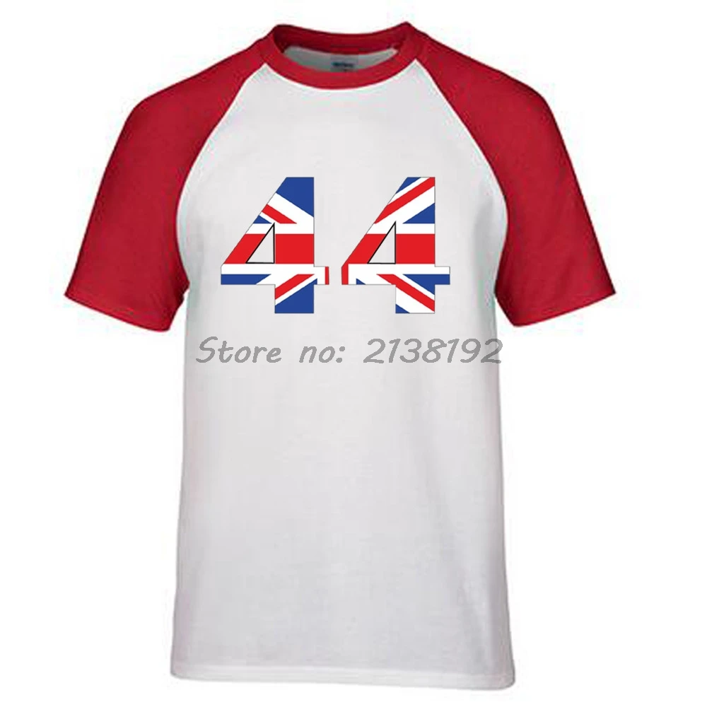 WHITERED Lewis Hamilton 44 Formula 1 Motor Мужская Футболка реглан Модный летний подарок мужской pretern футболка новые топы Мужские - Цвет: WHITERED