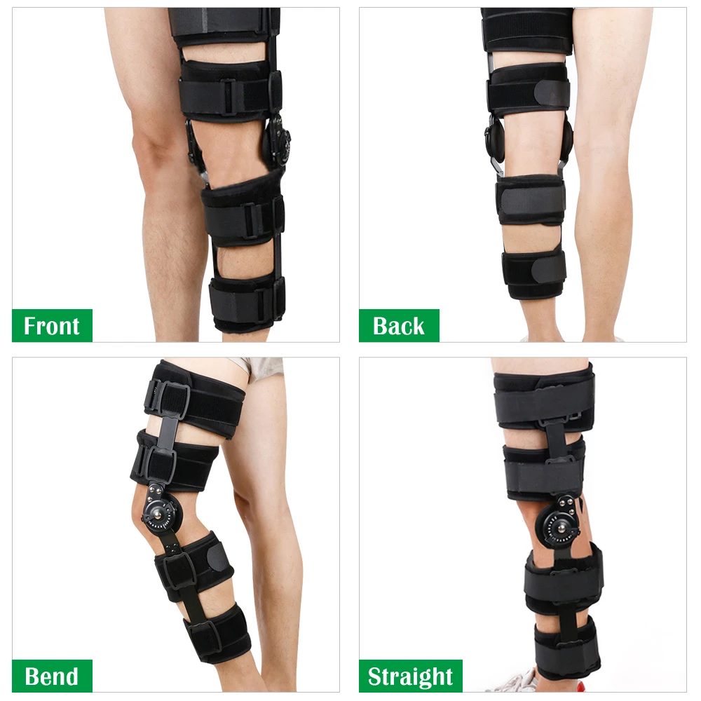  Breg T Scope Premier Post-Op Hinged ROM Knee Brace Universal Adjustable Size Left or Right for Reco