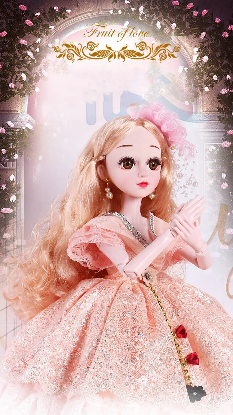 60 см большой набор кукол Девочка принцесса одна кукла для игры в дочки-матери детские игрушки