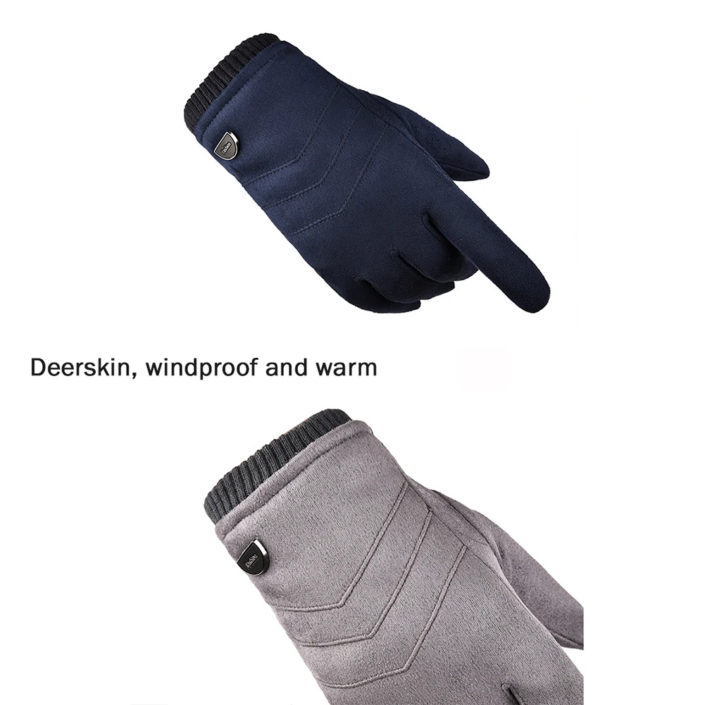Men's Women Winter Fishing Gloves Outdoor Sport Cycling Ski Gloves Windproof Warm Fleece Touch Screen Fishing Gloves Equipment