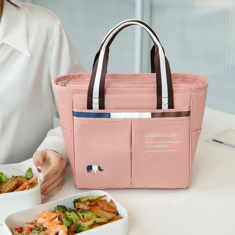 Winner Portable Lunch Bag New Thermal Insulated Lunch Box Tote Cooler Handbag Pouch Dinner Container School Food Storage Bags